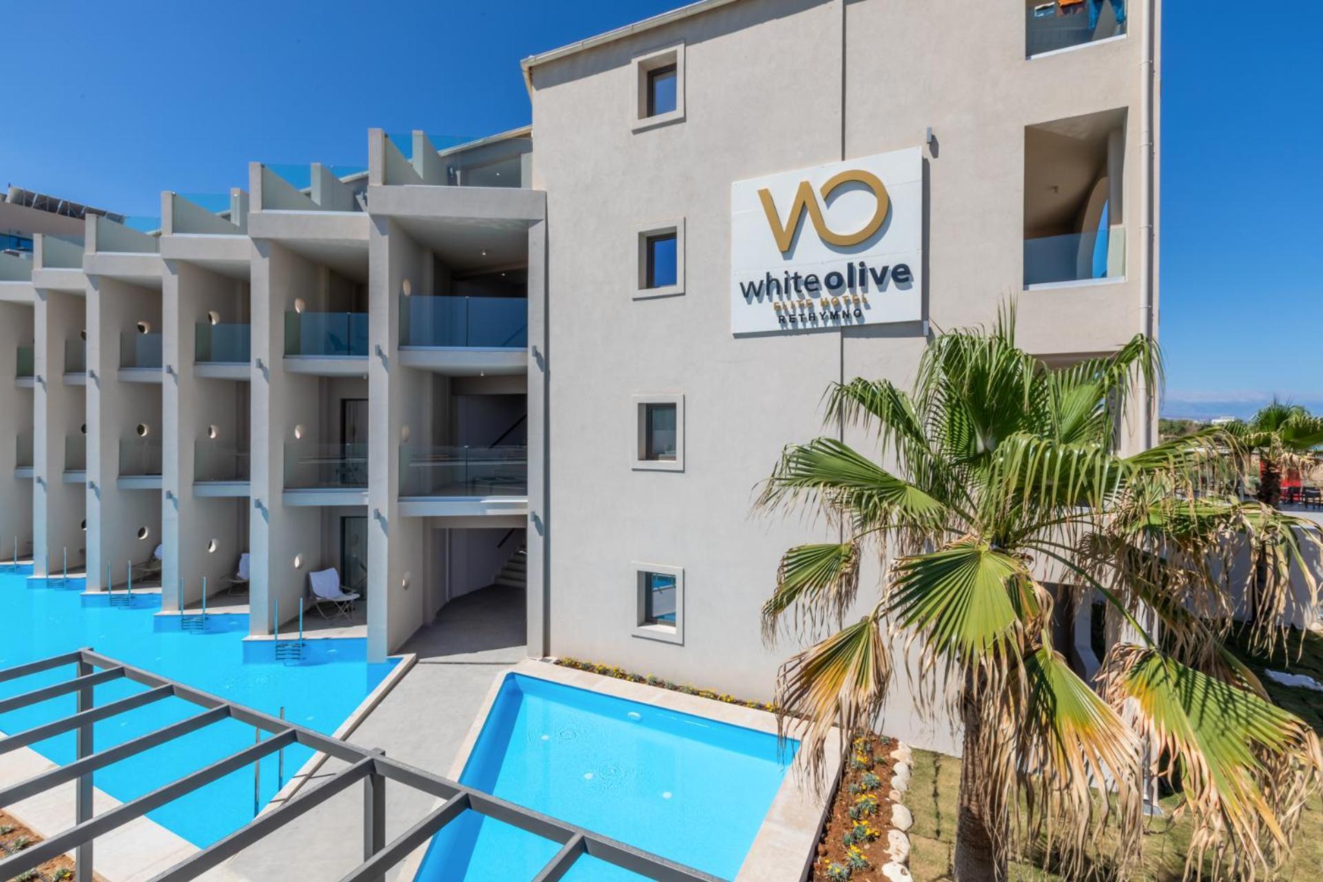 White Olive Elite Rethymno Otel Sfáka Dış mekan fotoğraf